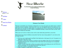 Tablet Screenshot of nosewheelie.com